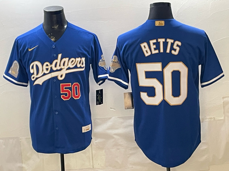 Men Los Angeles Dodgers #50 Betts blue Game 2026 Nike MLB Jersey 4014003->->MLB Jersey